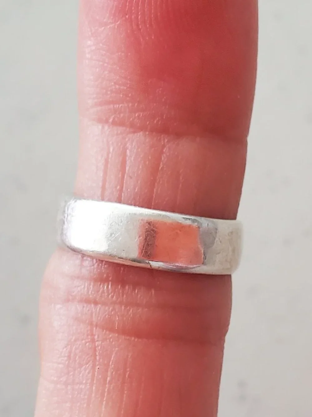 Oregon Fire Opal Pinkie Ring, Sterling Silver